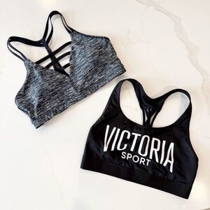 Set of (2) Victoria's Secret Sports Bras Sz M